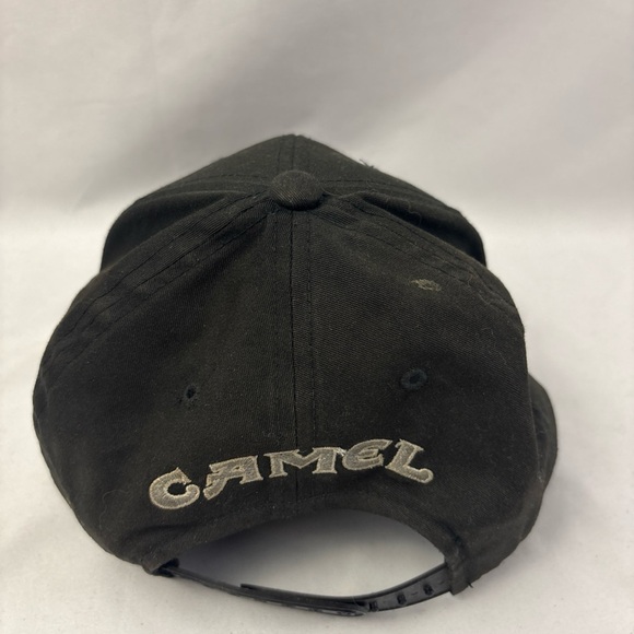 VINTAGE Camel Cigarettes Hat Mens OS Black White Joe Camel Snapback Cap 90s Hat - Picture 5 of 10